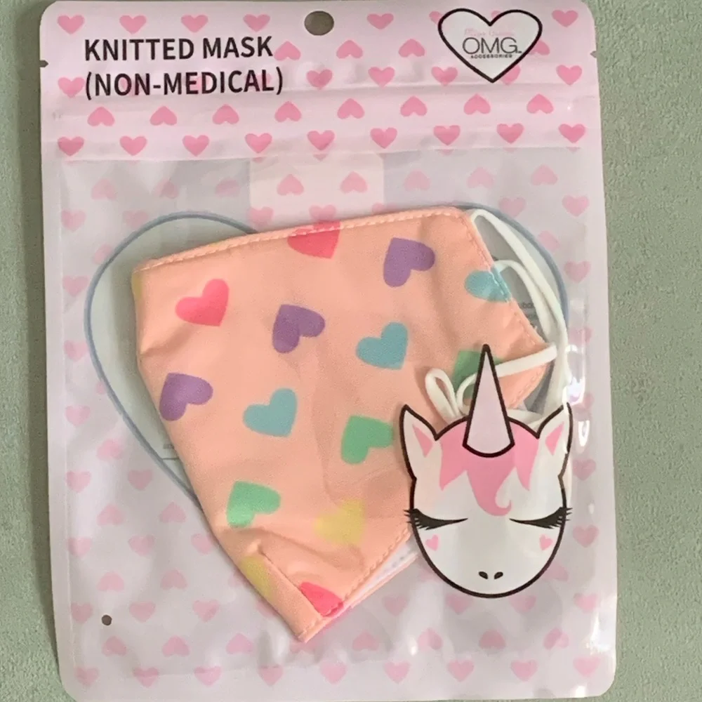 OMG Child Face Mask- 🌈💖